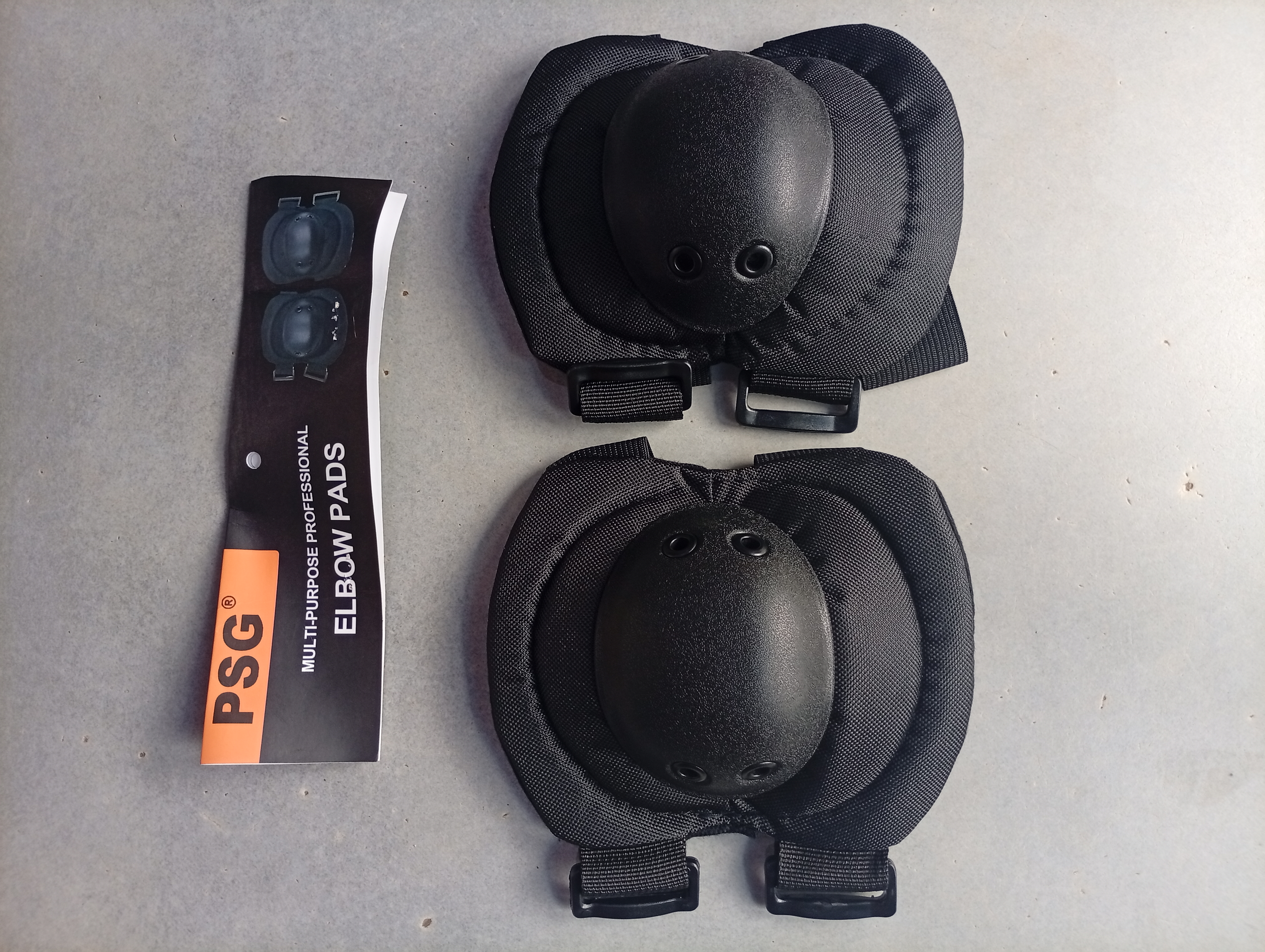 Hard shell elbow pads