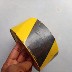 Caution tape black and yellow