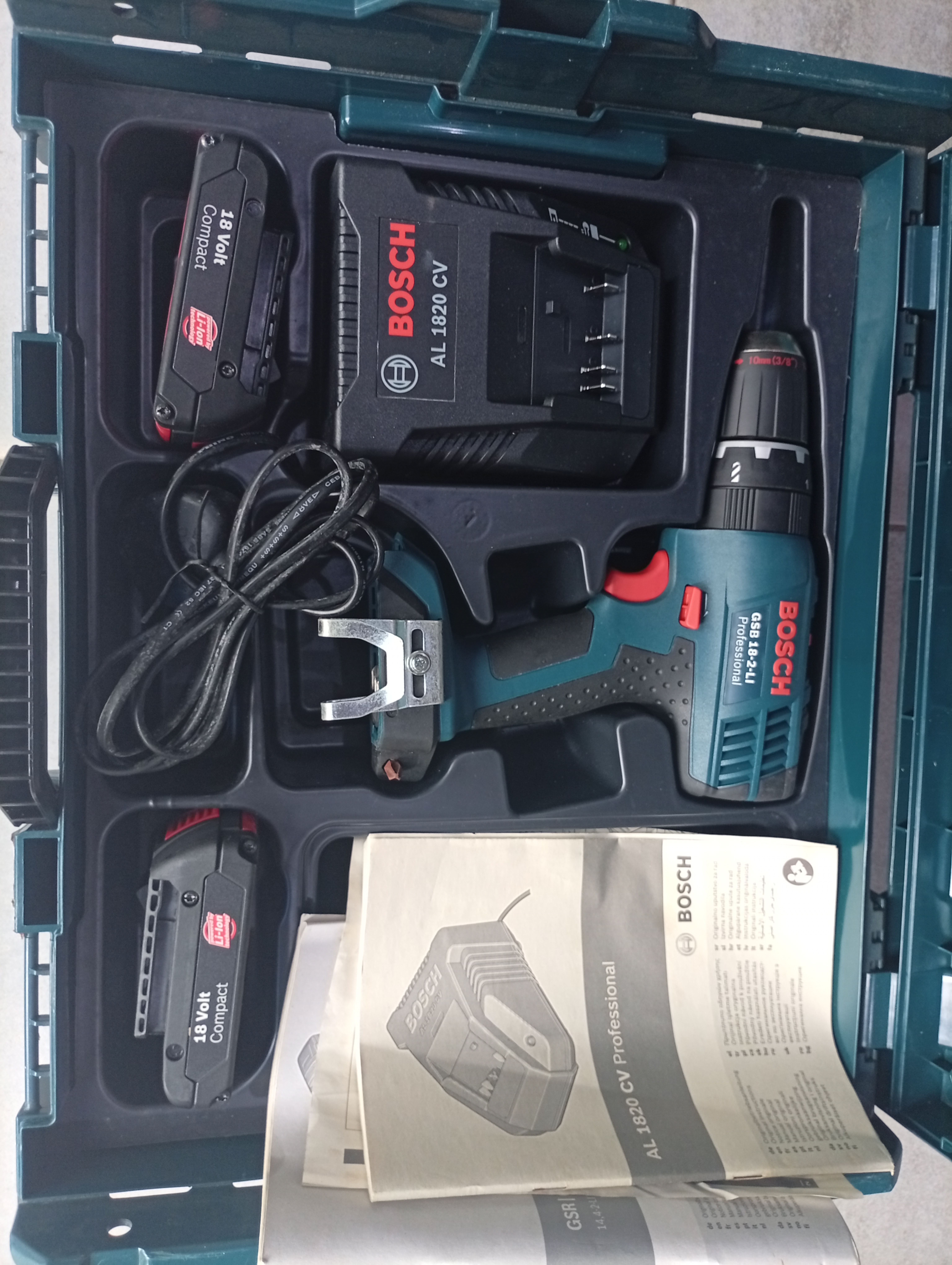 Bosch cordless drilling machine 18v