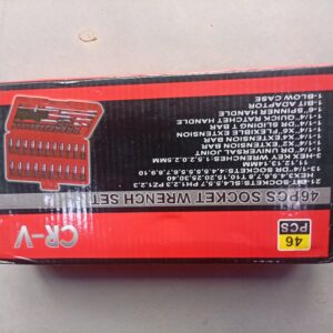 Socket wrench set 3/8" drive
