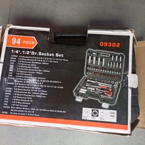 Set of mechanical sockets 94 pieces